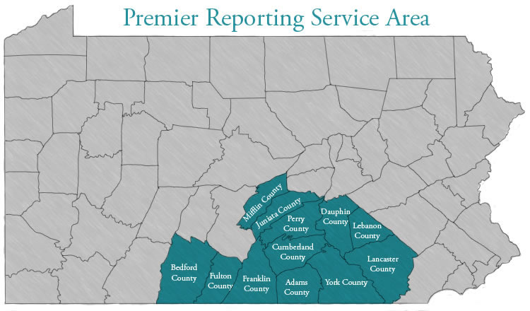 Service area map